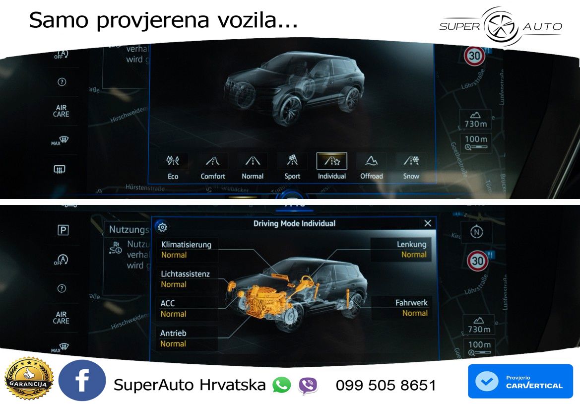 Volkswagen Touareg 3.0 V6 TDI (286 KS) 4MOTION Tiptronic R-Line ZRAČNI+ACC+GR SJED+KAM