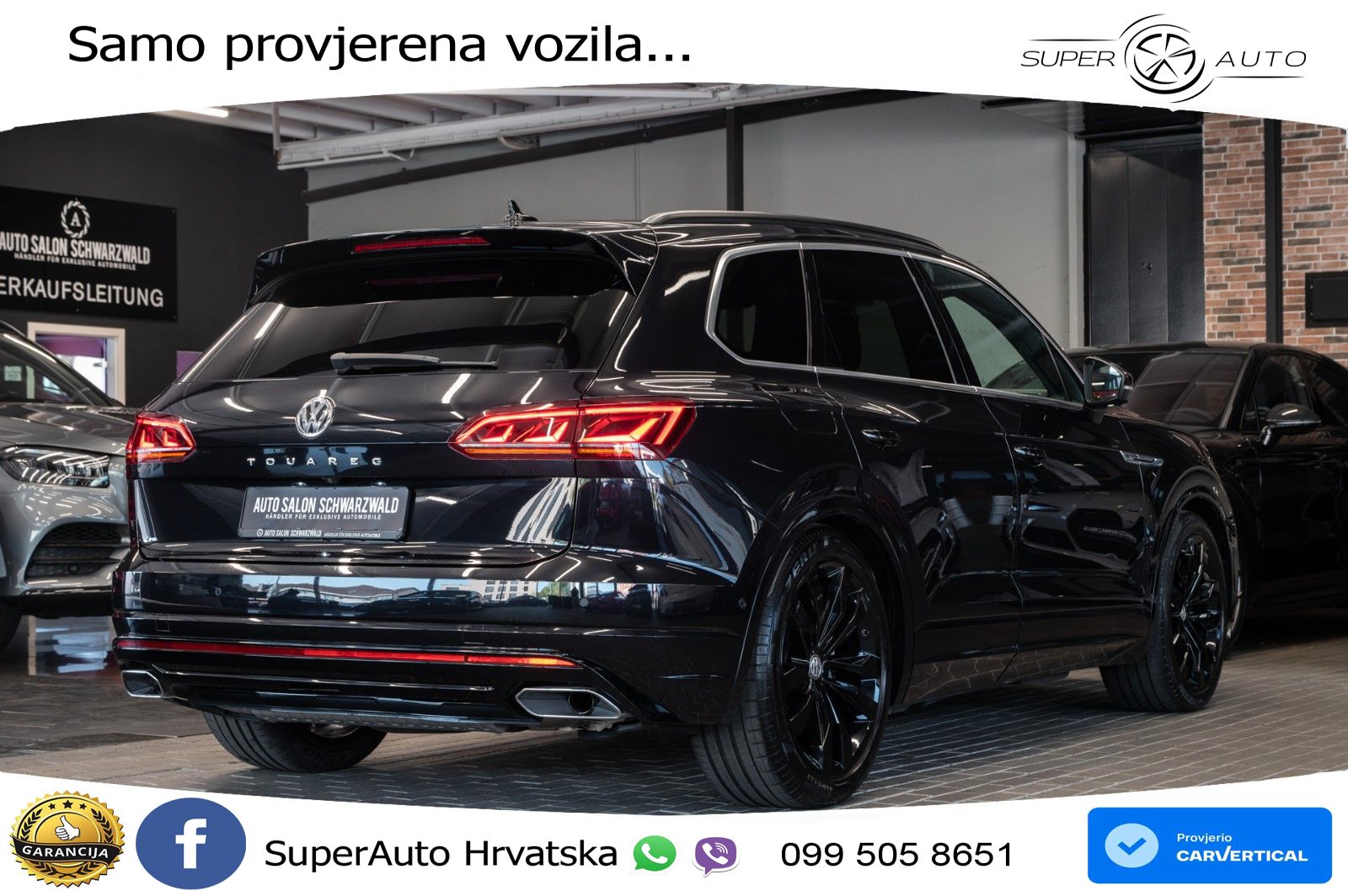Volkswagen Touareg 3.0 V6 TDI (286 KS) 4MOTION Tiptronic R-Line ZRAČNI+ACC+GR SJED+KAM