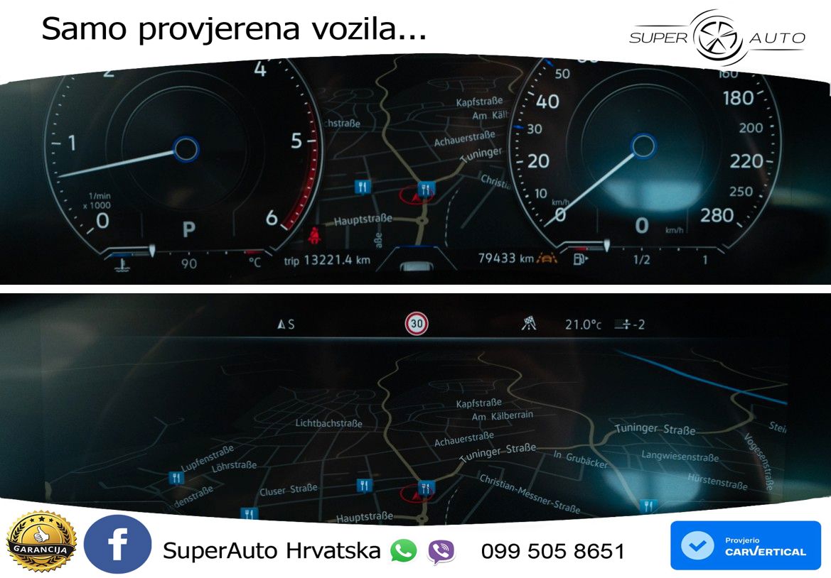 Volkswagen Touareg 3.0 V6 TDI (286 KS) 4MOTION Tiptronic R-Line ZRAČNI+ACC+GR SJED+KAM