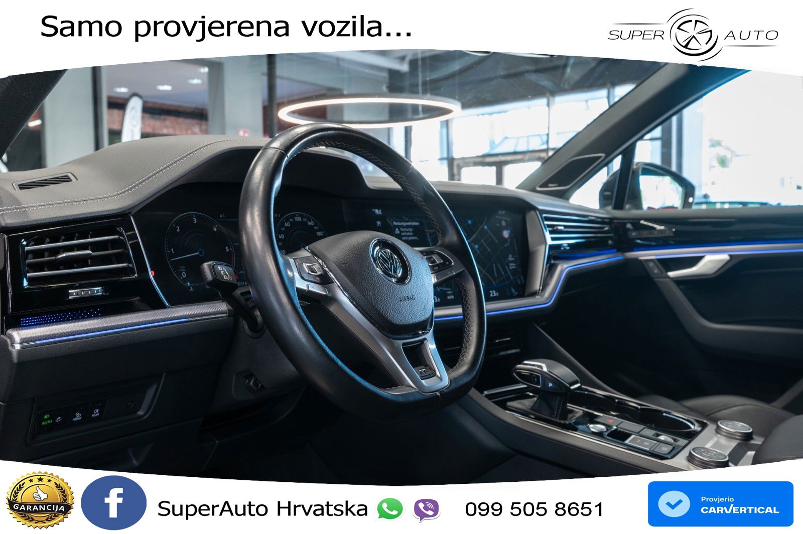 Volkswagen Touareg 3.0 V6 TDI (286 KS) 4MOTION Tiptronic R-Line ZRAČNI+ACC+GR SJED+KAM