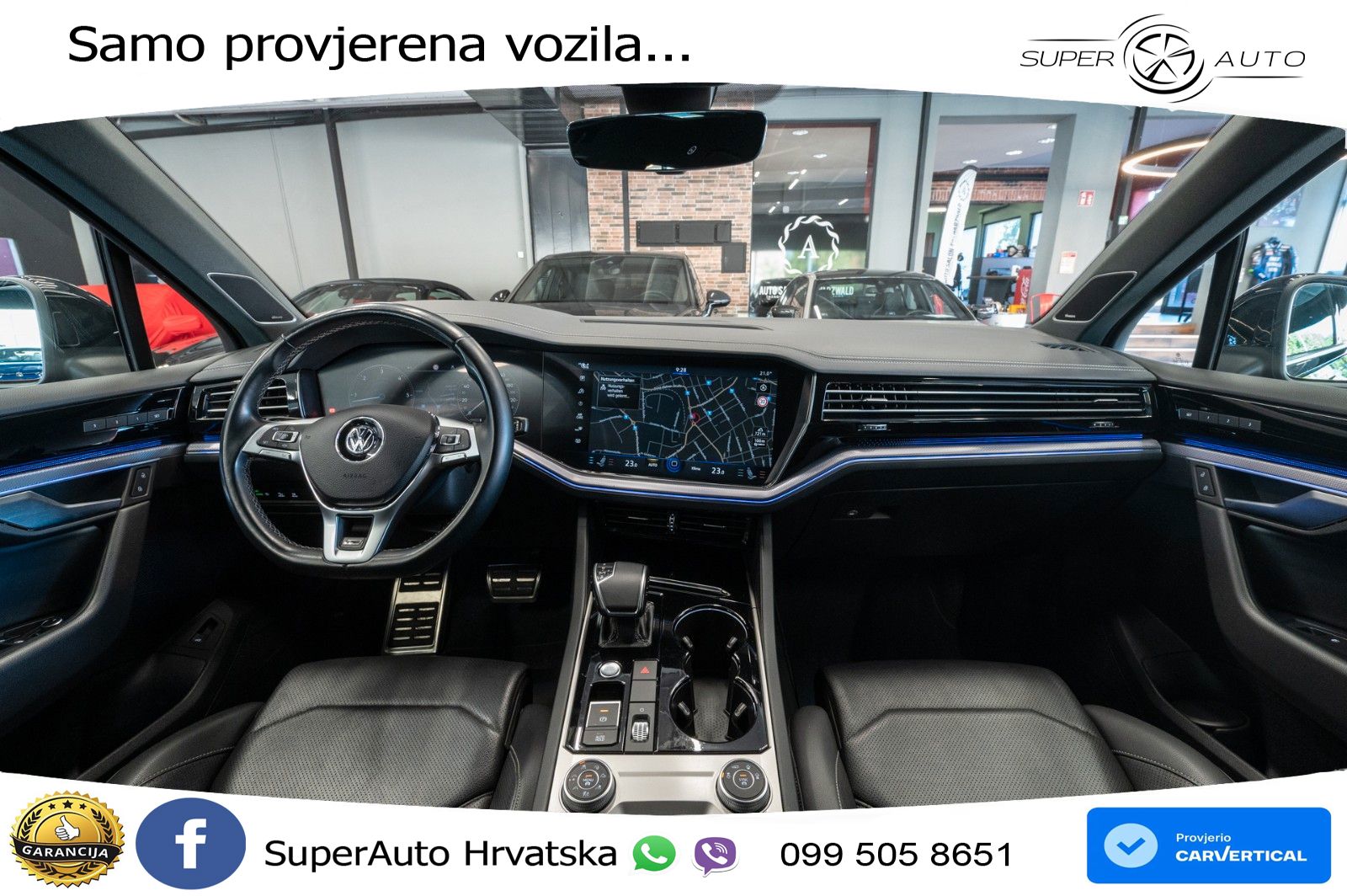 Volkswagen Touareg 3.0 V6 TDI (286 KS) 4MOTION Tiptronic R-Line ZRAČNI+ACC+GR SJED+KAM