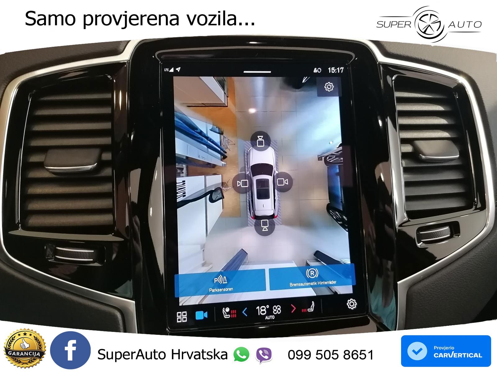 Volvo XC90 2.0 B5 Diesel AWD Automatic ACC+HEAD+4xGR SJED+360+PANO