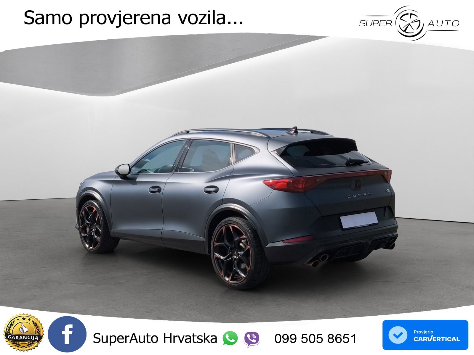 Cupra Formentor VZ5 2.5 TSI (390 KS) 4Drive DSG LED+GR SJED+ACC
