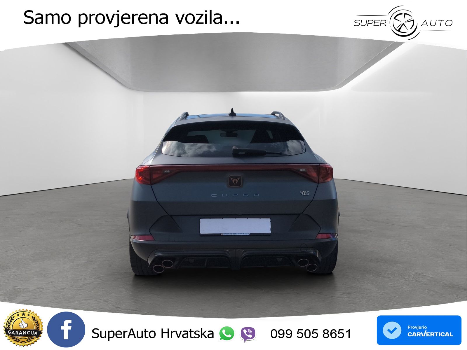 Cupra Formentor VZ5 2.5 TSI (390 KS) 4Drive DSG LED+GR SJED+ACC