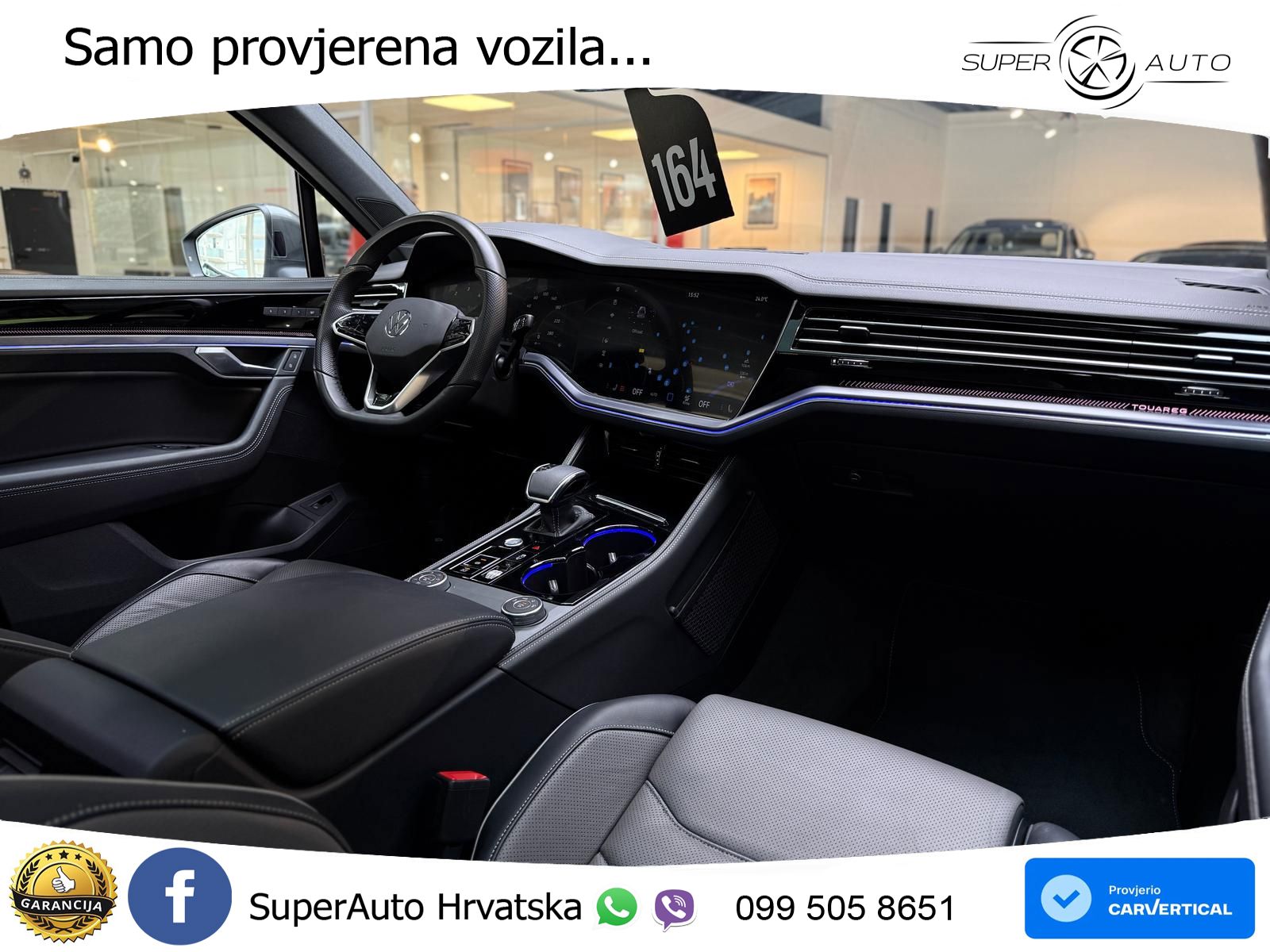 Volkswagen Touareg 3.0 V6 TDI (286 KS) 4MOTION Tiptronic ZRAČNI+ACC+GR SJED+KAM+PANO