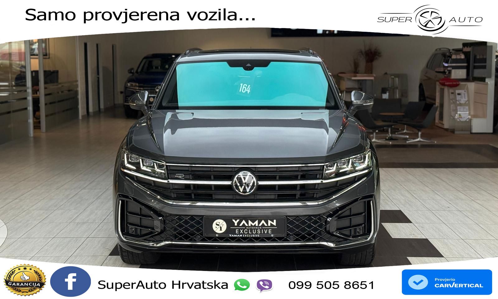 Volkswagen Touareg 3.0 V6 TDI (286 KS) 4MOTION Tiptronic ZRAČNI+ACC+GR SJED+KAM+PANO