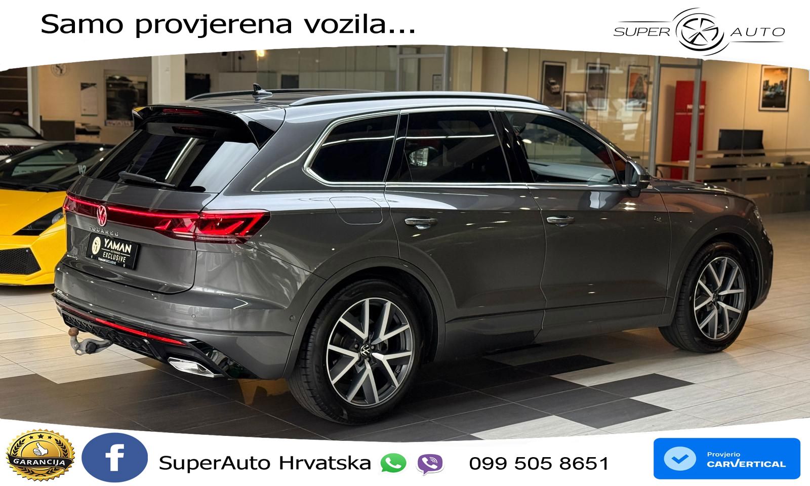 Volkswagen Touareg 3.0 V6 TDI (286 KS) 4MOTION Tiptronic ZRAČNI+ACC+GR SJED+KAM+PANO