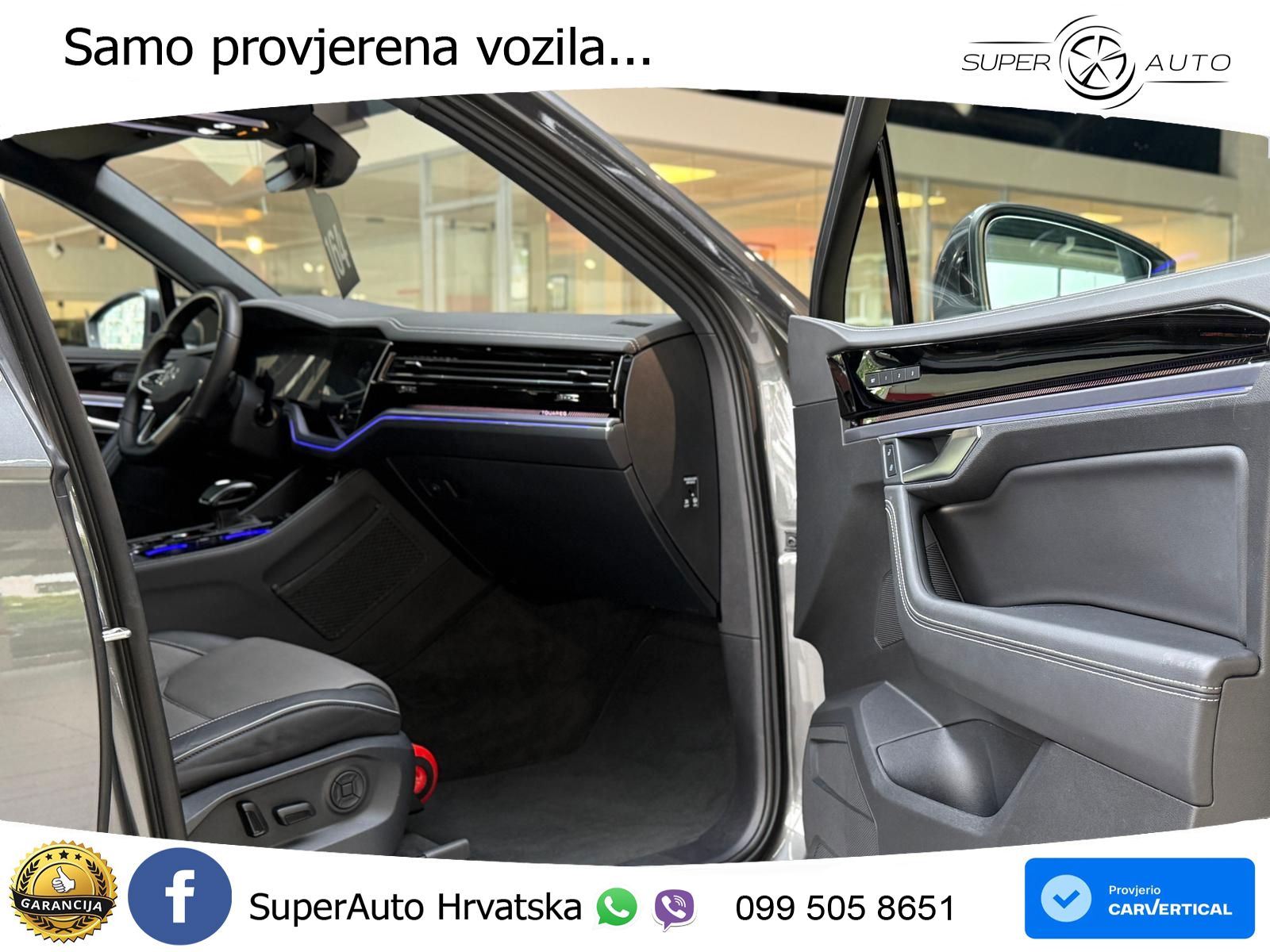 Volkswagen Touareg 3.0 V6 TDI (286 KS) 4MOTION Tiptronic ZRAČNI+ACC+GR SJED+KAM+PANO