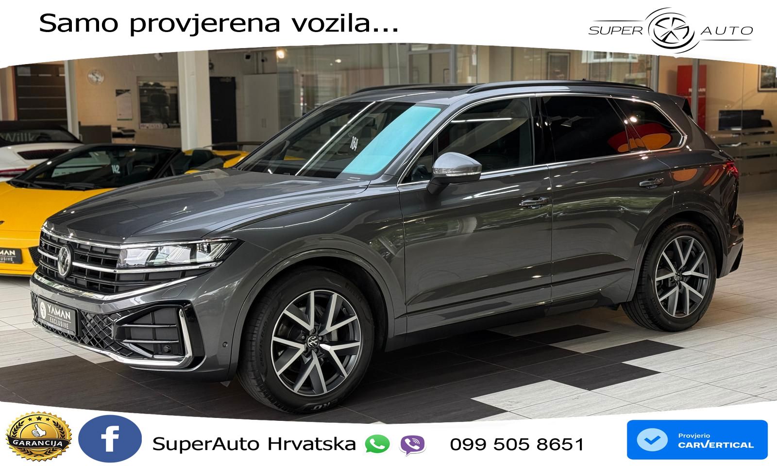 Volkswagen Touareg 3.0 V6 TDI (286 KS) 4MOTION Tiptronic ZRAČNI+ACC+GR SJED+KAM+PANO