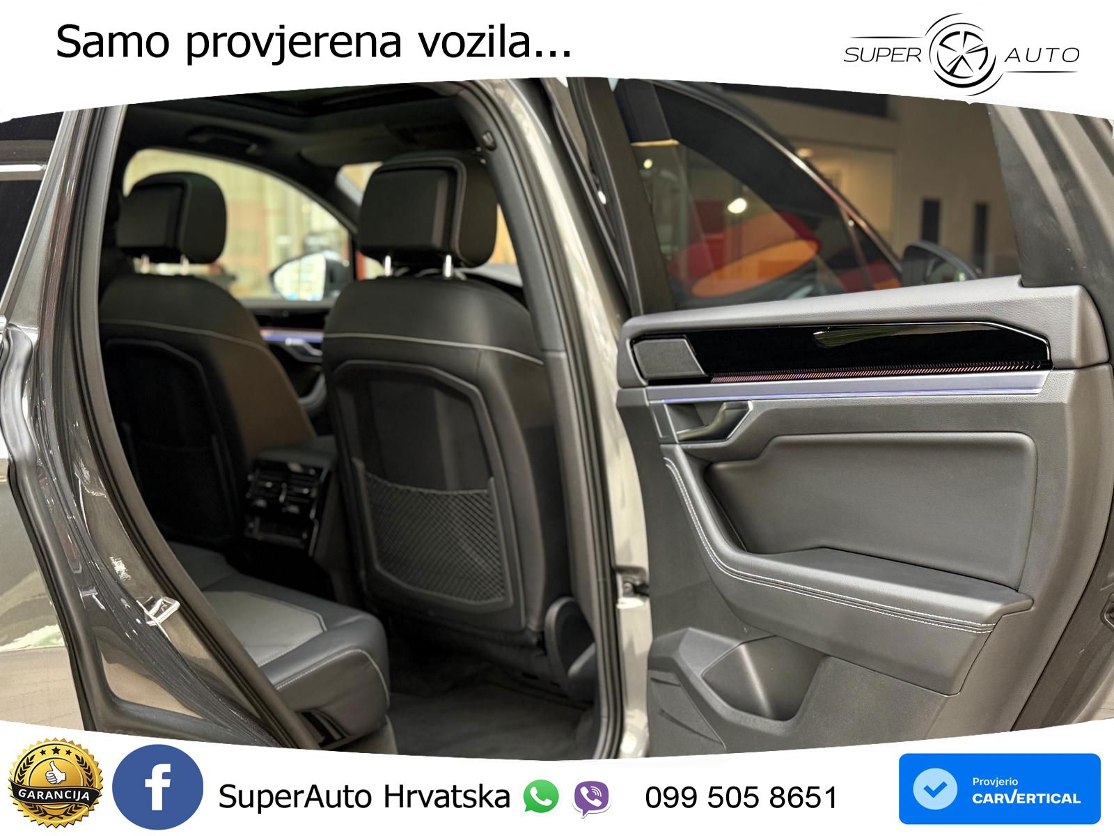 Volkswagen Touareg 3.0 V6 TDI (286 KS) 4MOTION Tiptronic ZRAČNI+ACC+GR SJED+KAM+PANO