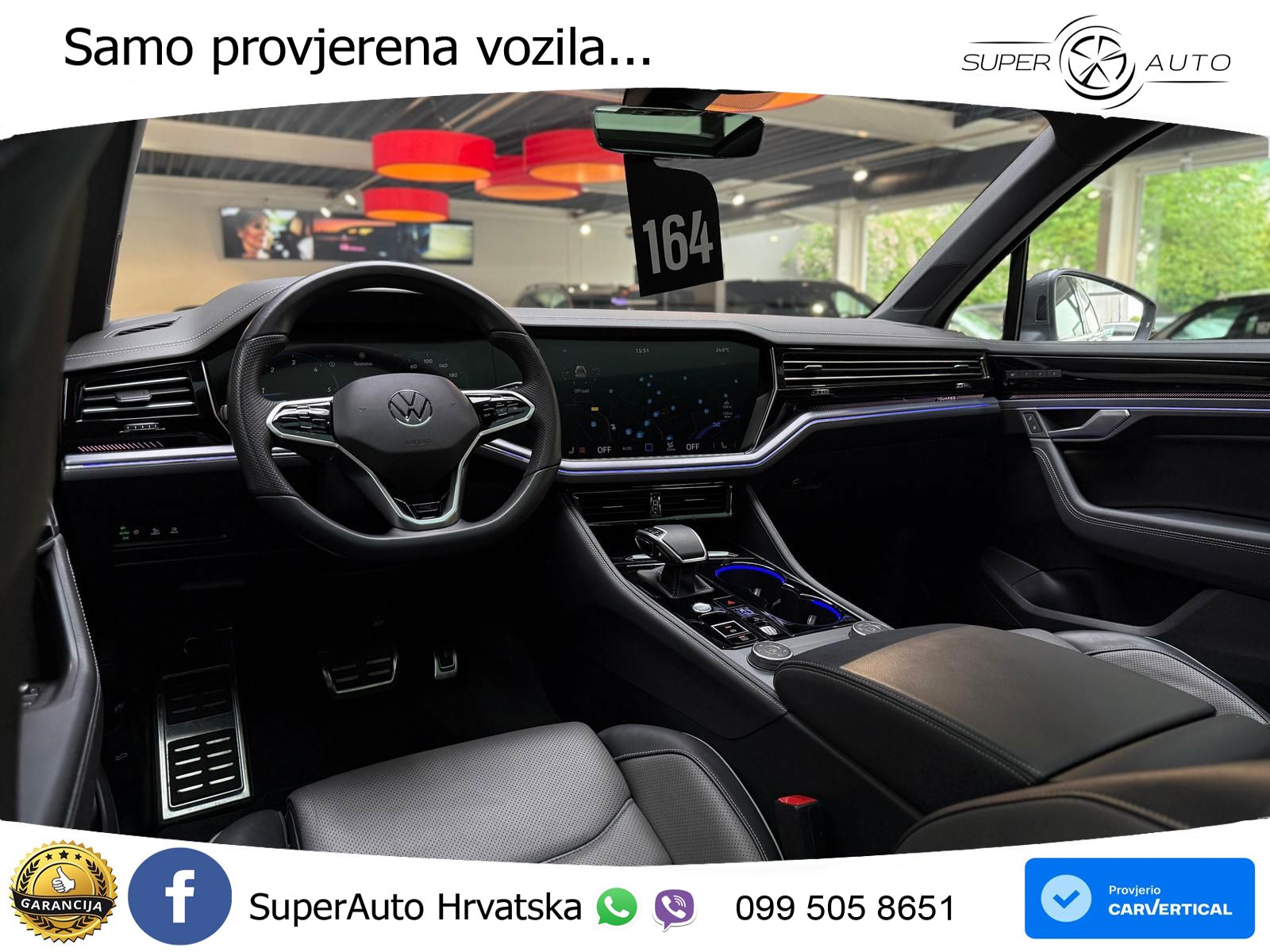 Volkswagen Touareg 3.0 V6 TDI (286 KS) 4MOTION Tiptronic ZRAČNI+ACC+GR SJED+KAM+PANO