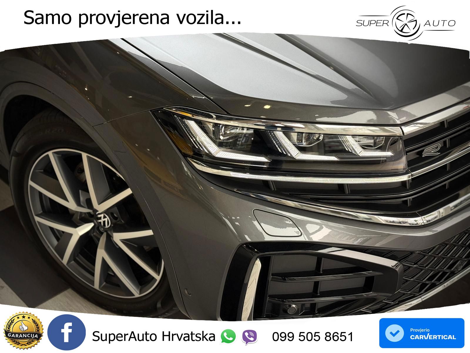 Volkswagen Touareg 3.0 V6 TDI (286 KS) 4MOTION Tiptronic ZRAČNI+ACC+GR SJED+KAM+PANO