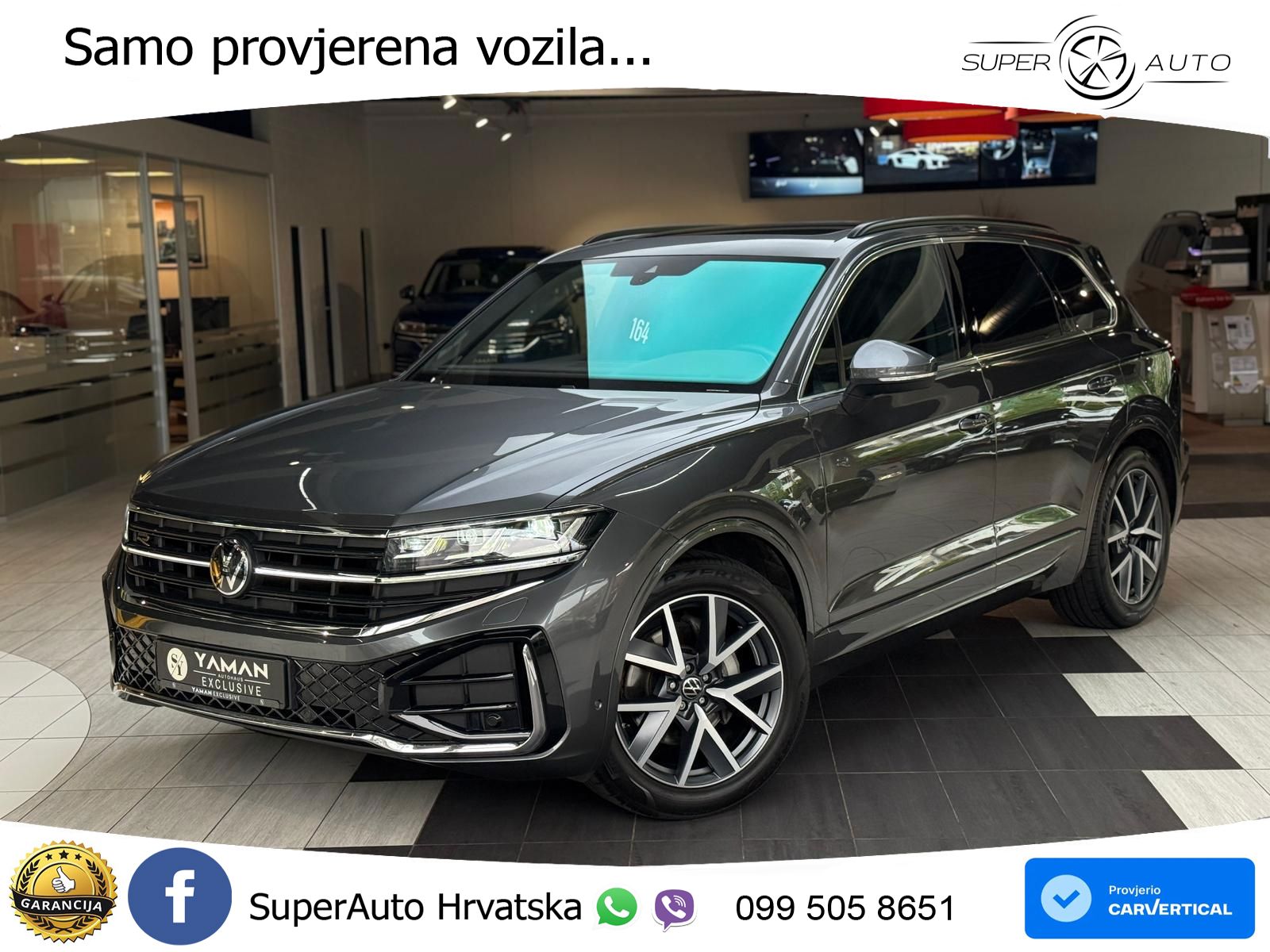 Volkswagen Touareg 3.0 V6 TDI (286 KS) 4MOTION Tiptronic ZRAČNI+ACC+GR SJED+KAM+PANO