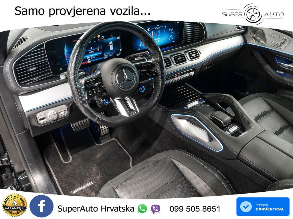 Mercedes-Benz GLS AMG GLS 63 V8 EQ Boost 4MATIC+ AMG SPEEDSHIFT TCT 9G ACC+HEAD+GR SJED+360+PANO