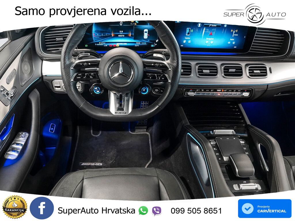 Mercedes-Benz GLS AMG GLS 63 V8 EQ Boost 4MATIC+ AMG SPEEDSHIFT TCT 9G ACC+HEAD+GR SJED+360+PANO