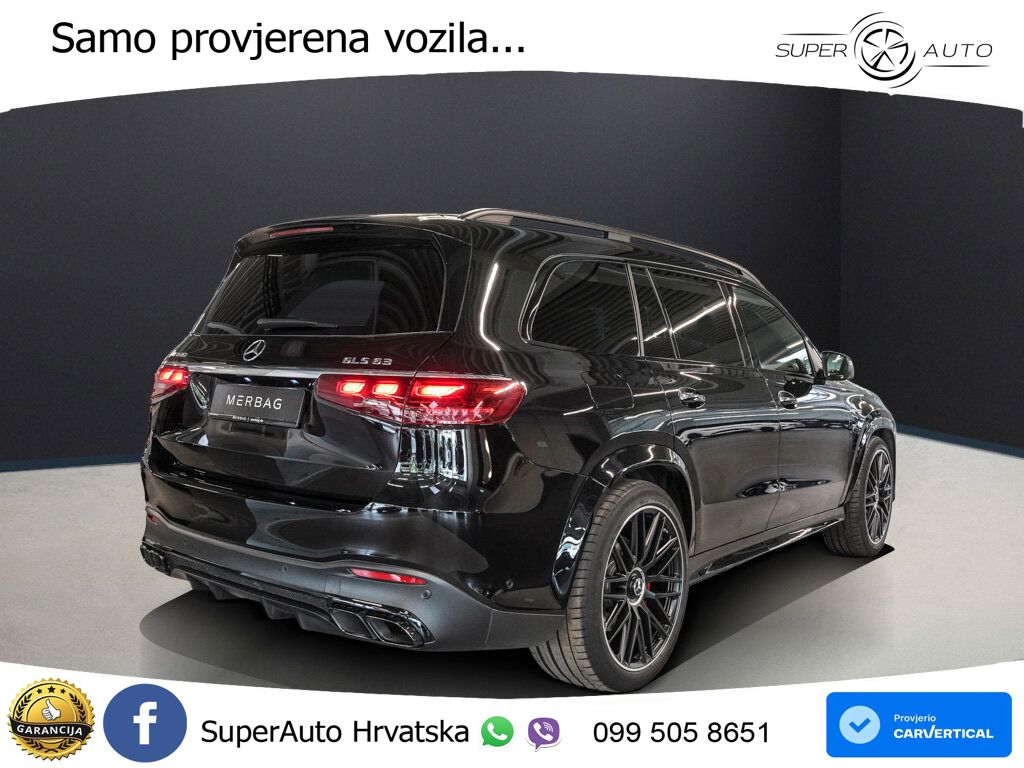 Mercedes-Benz GLS AMG GLS 63 V8 EQ Boost 4MATIC+ AMG SPEEDSHIFT TCT 9G ACC+HEAD+GR SJED+360+PANO