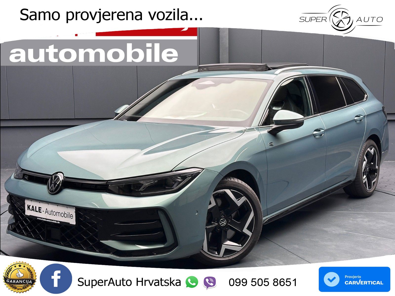 Volkswagen Passat Variant 2.0 TDI (193 KS) 4MOTION DSG R-Line LED+GR SJED+ACC