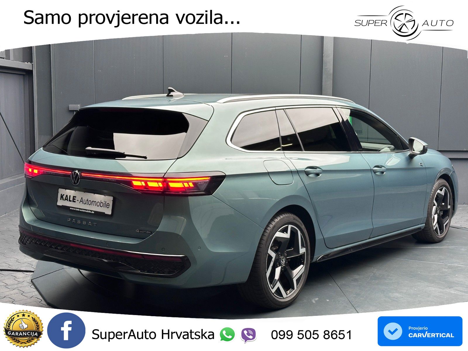 Volkswagen Passat Variant 2.0 TDI (193 KS) 4MOTION DSG R-Line LED+GR SJED+ACC