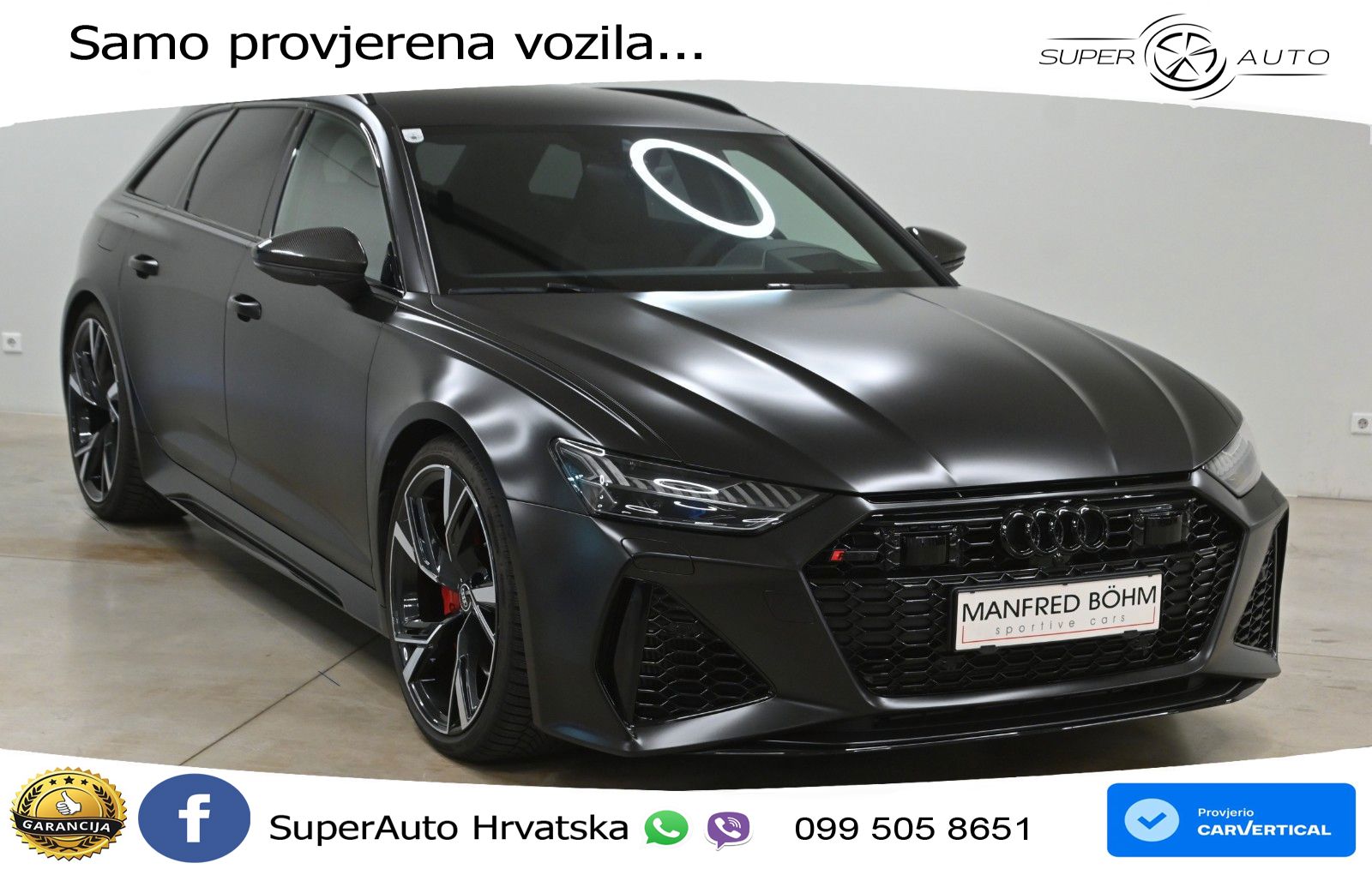 Audi RS6 Avant 4.0 TFSI V8 (600 KS) quattro Tiptronic LED+GR SJED+ACC