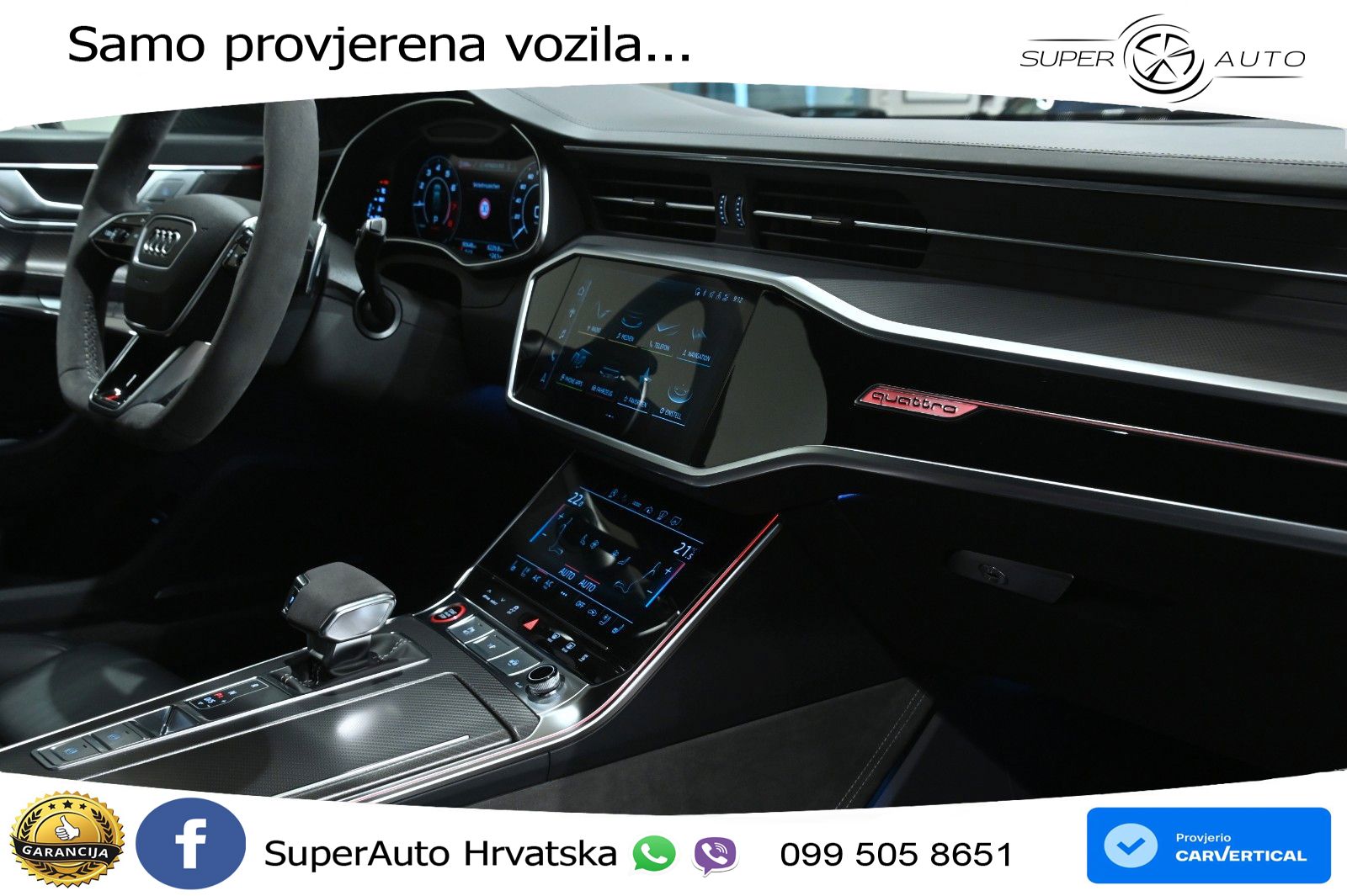 Audi RS6 Avant 4.0 TFSI V8 (600 KS) quattro Tiptronic LED+GR SJED+ACC