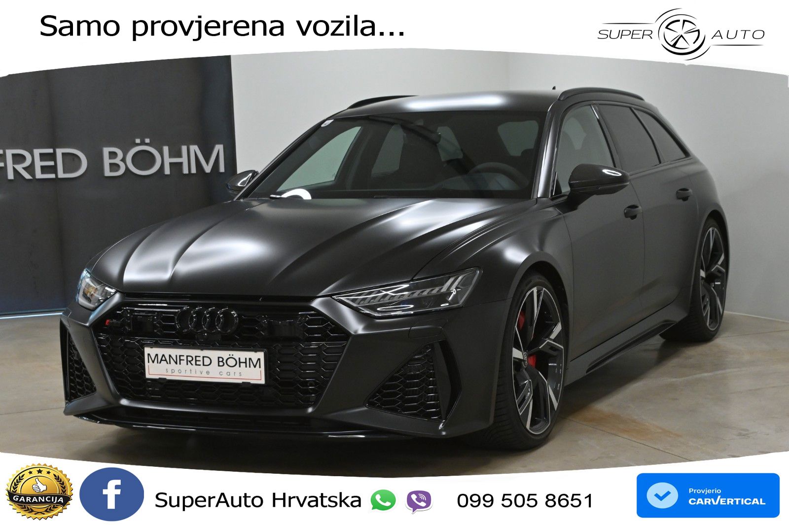 Audi RS6 Avant 4.0 TFSI V8 (600 KS) quattro Tiptronic LED+GR SJED+ACC