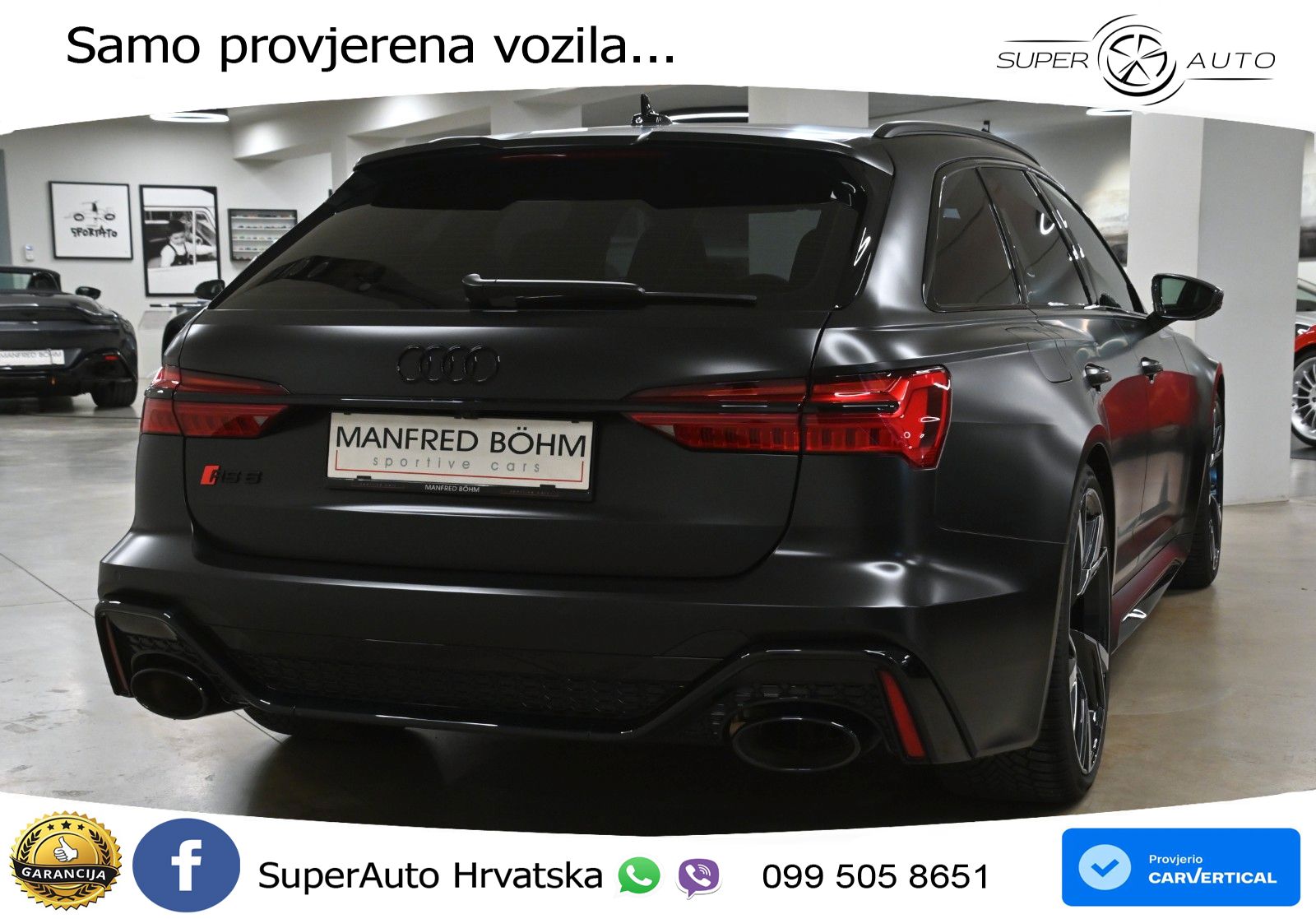 Audi RS6 Avant 4.0 TFSI V8 (600 KS) quattro Tiptronic LED+GR SJED+ACC