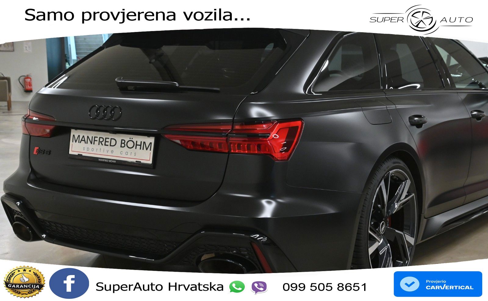 Audi RS6 Avant 4.0 TFSI V8 (600 KS) quattro Tiptronic LED+GR SJED+ACC
