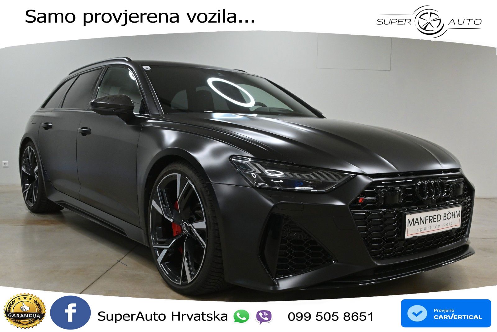 Audi RS6 Avant 4.0 TFSI V8 (600 KS) quattro Tiptronic LED+GR SJED+ACC