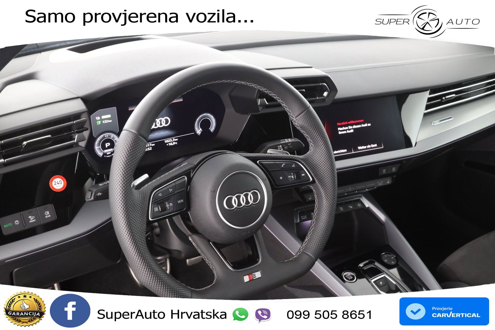 Audi A3 45 TFSIe (272 KS) S tronic S line MATRIX+GR SJED+KAM