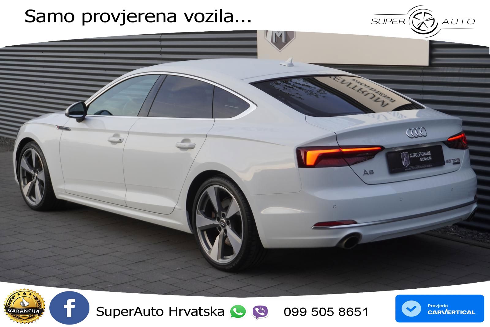 Audi A5 Sportback 45 TFSI (245 KS) quattro ultra S tronic S line LED+GR SJED+ACC