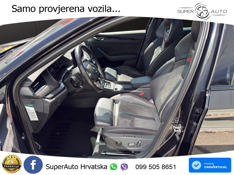 Škoda Octavia Combi RS 2.0 TDI (200 KS) 4x4 DSG MATRIX+GR SJED+KAM