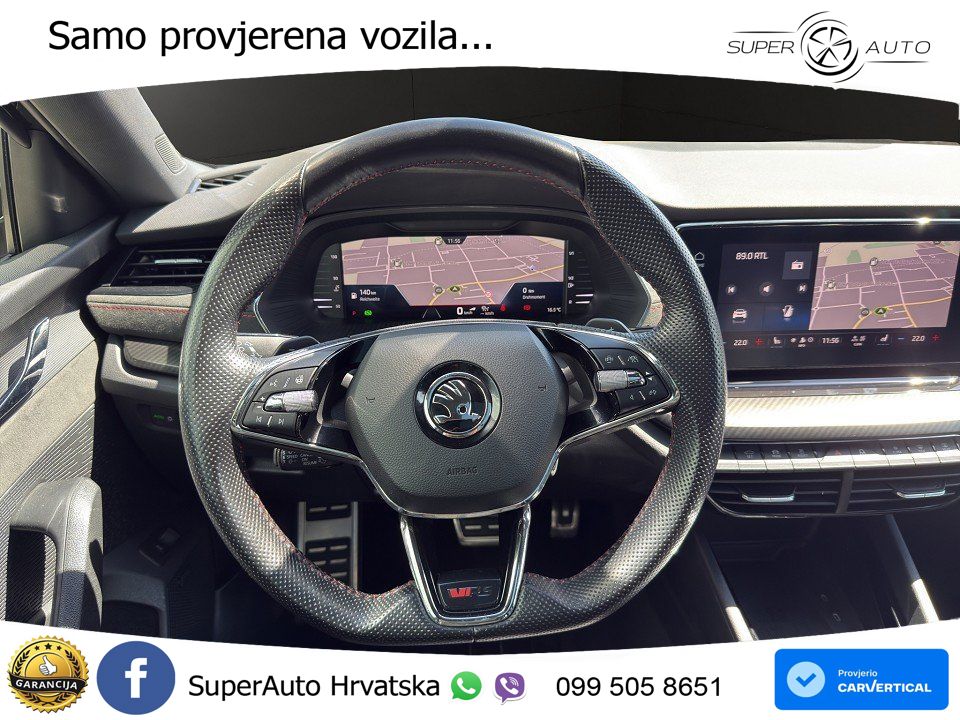 Škoda Octavia Combi RS 2.0 TDI (200 KS) 4x4 DSG MATRIX+GR SJED+KAM