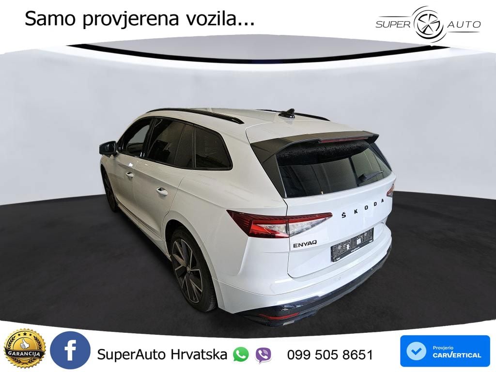 Škoda Enyaq iV 80x 82 kWh (265 KS) AWD SportLine LED+GR SJED+ACC