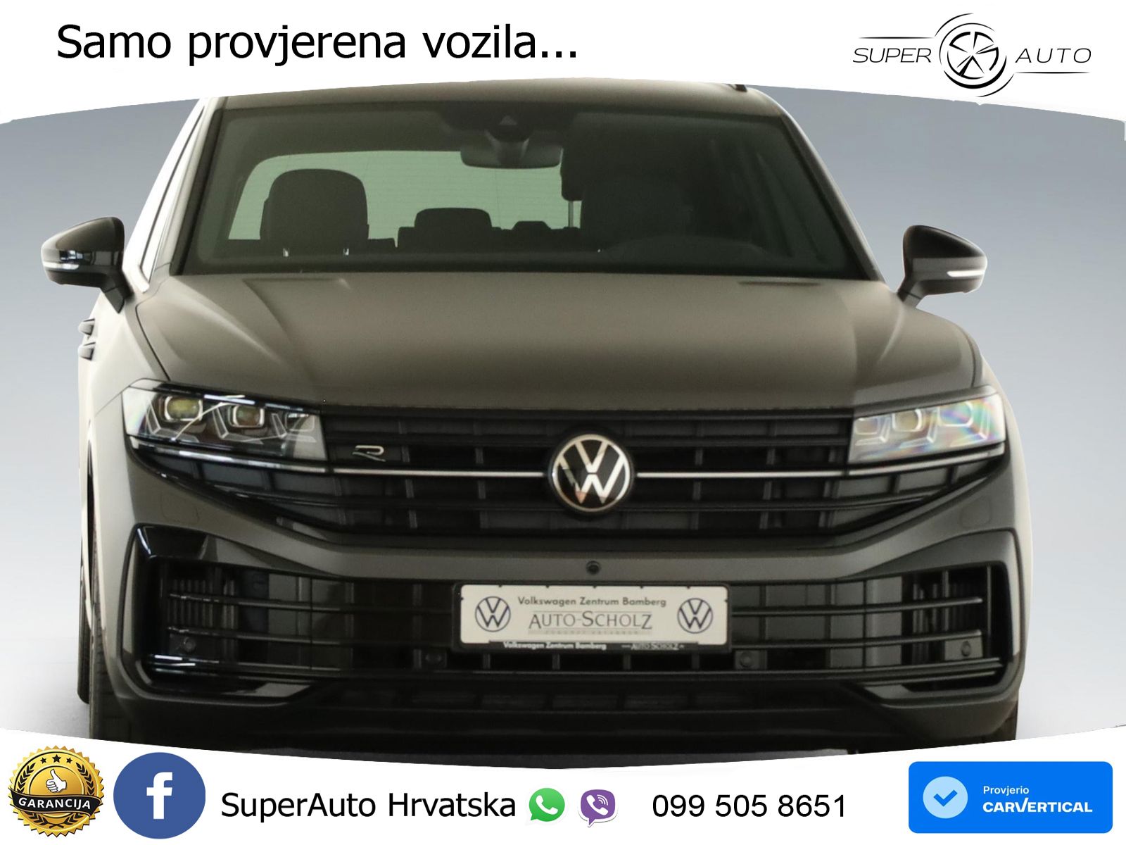 Volkswagen Touareg R 3.0 V6 TFSI (462 KS) 4MOTION Tiptronic ZRAČNI+ACC+4xGR SJED+360