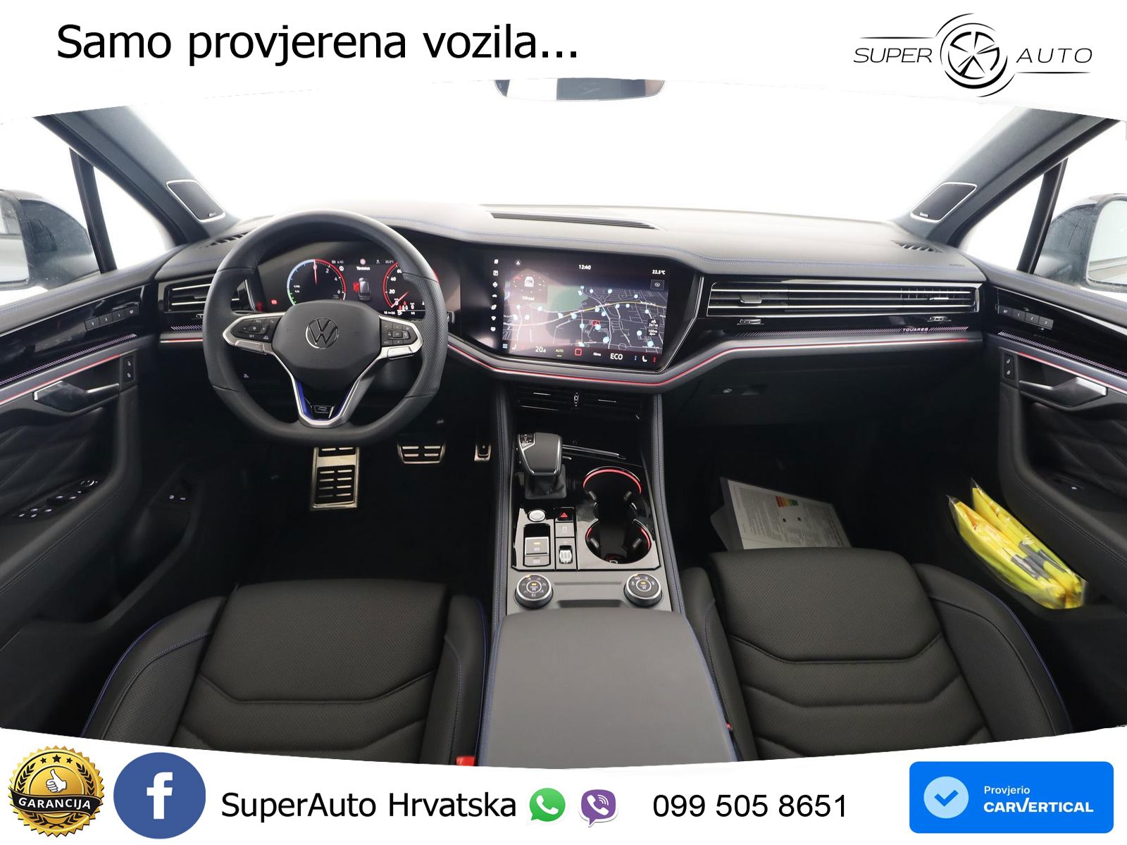 Volkswagen Touareg R 3.0 V6 TFSI (462 KS) 4MOTION Tiptronic ZRAČNI+ACC+4xGR SJED+360