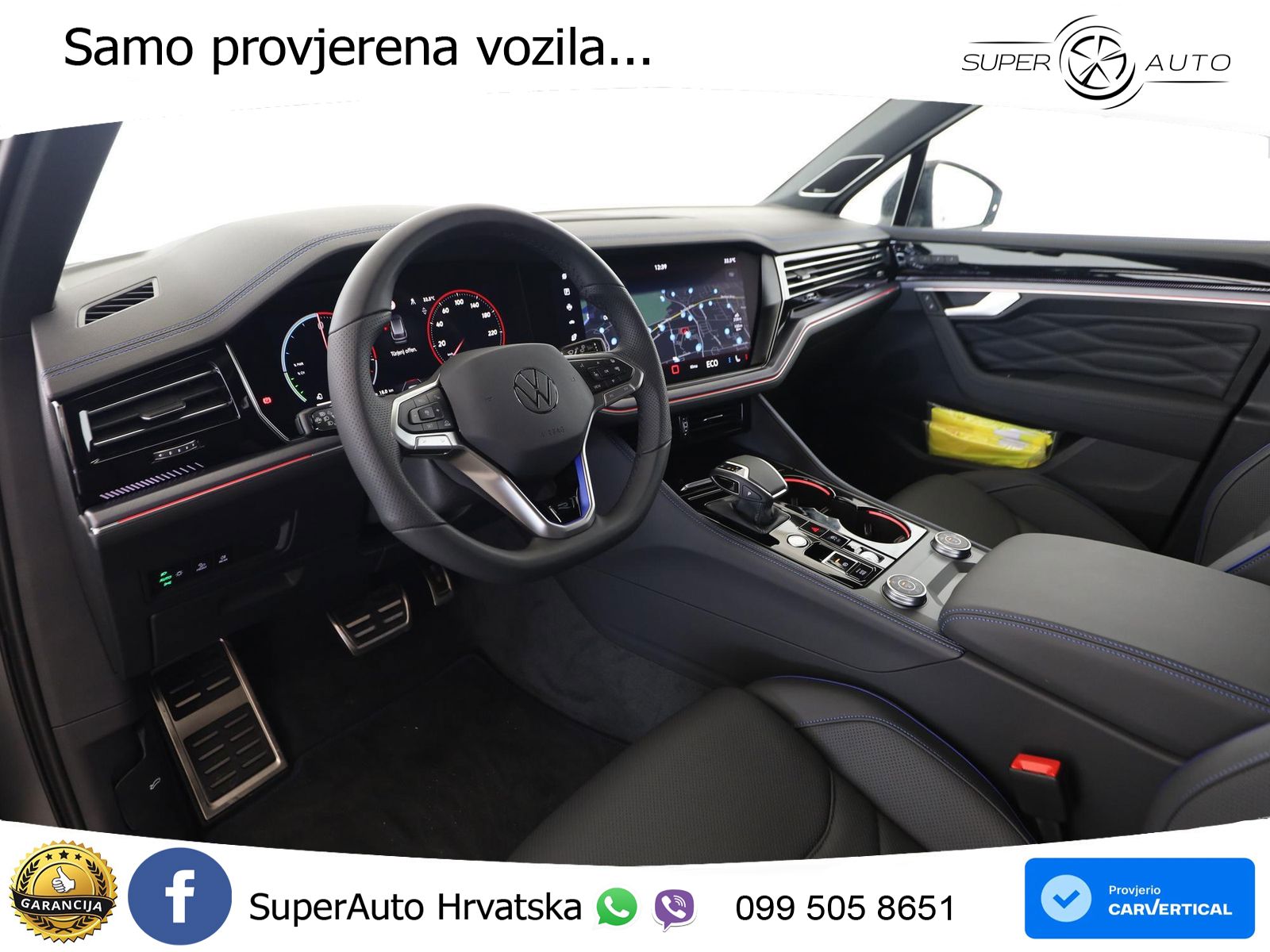 Volkswagen Touareg R 3.0 V6 TFSI (462 KS) 4MOTION Tiptronic ZRAČNI+ACC+4xGR SJED+360
