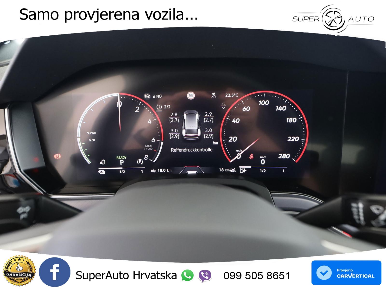 Volkswagen Touareg R 3.0 V6 TFSI (462 KS) 4MOTION Tiptronic ZRAČNI+ACC+4xGR SJED+360