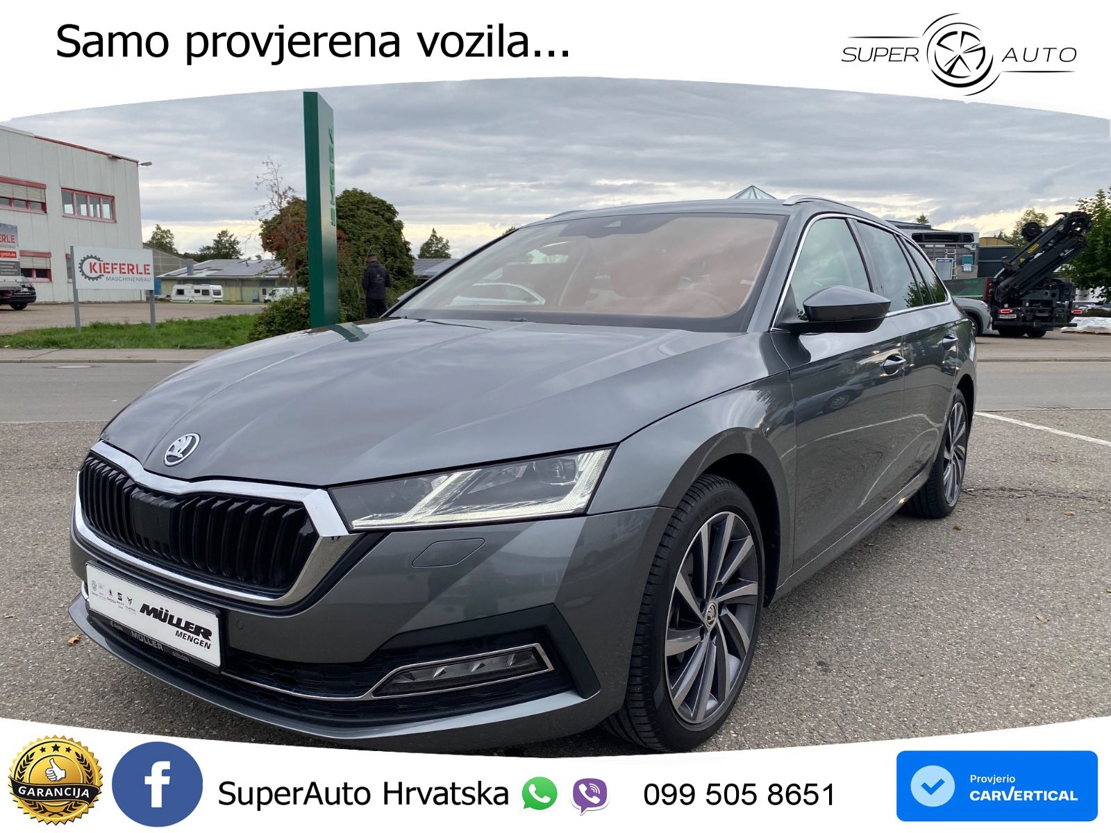 Škoda Octavia Combi 1.5 TSI (150 KS) DSG LED+GR SJED+ACC