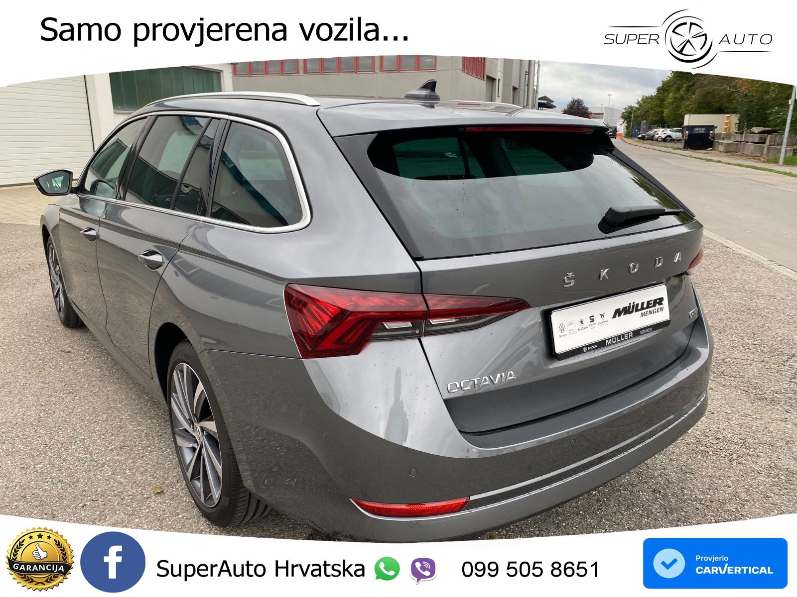 Škoda Octavia Combi 1.5 TSI (150 KS) DSG LED+GR SJED+ACC