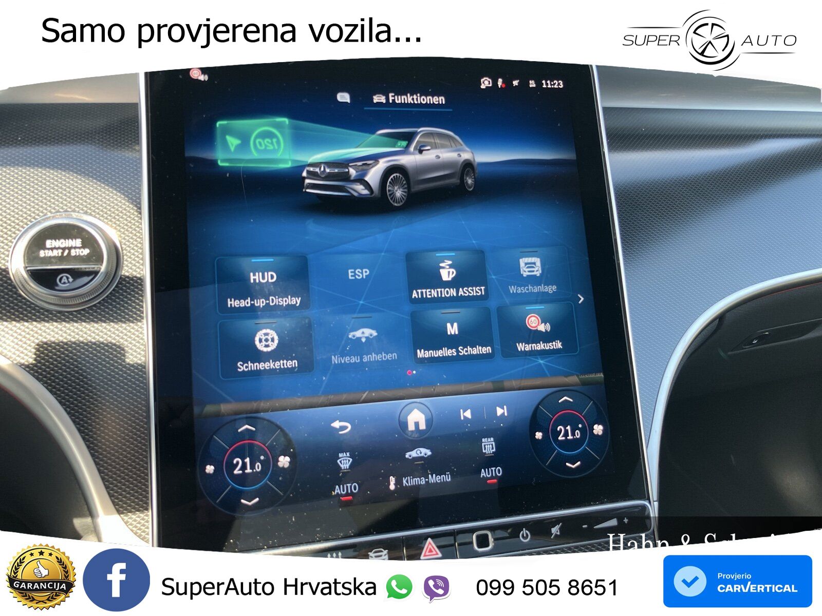 Mercedes GLC 450d (367 KS) 4MATIC 9G-TRONIC AMG ZRAČNI+ACC+GR SJED+KAM+PANO