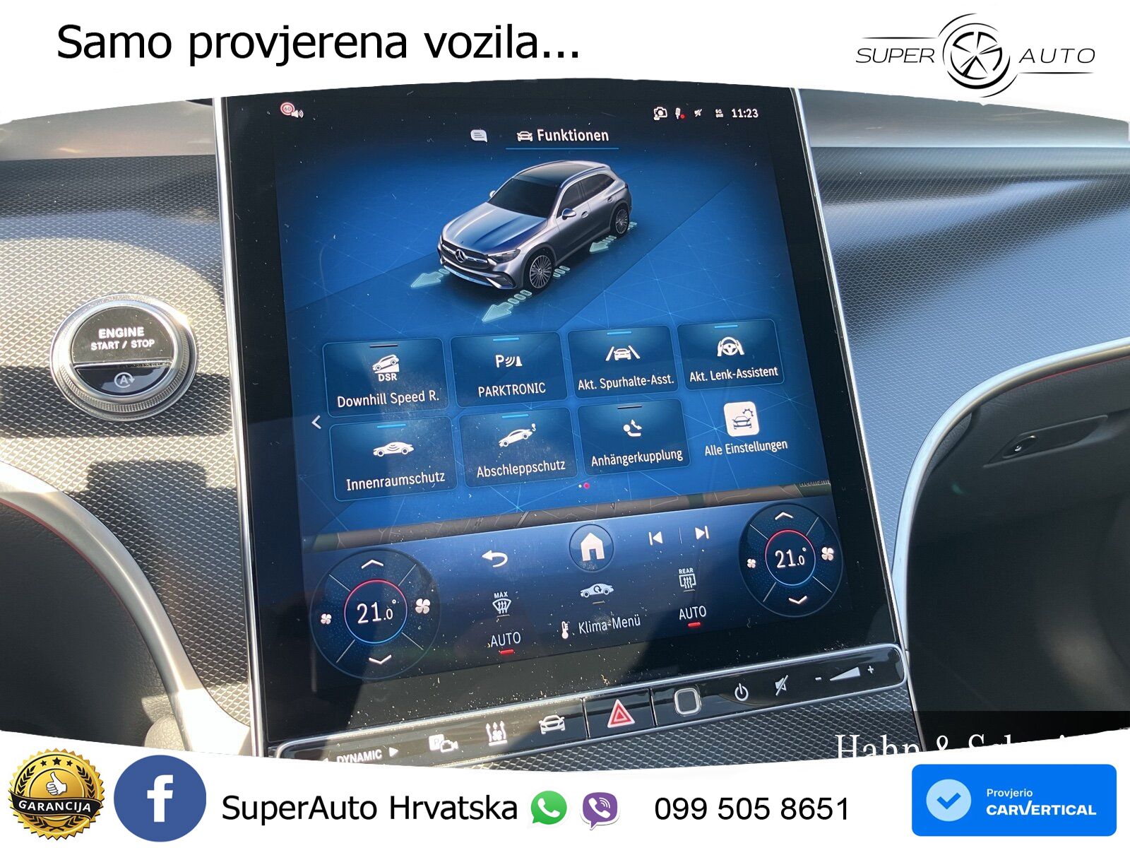 Mercedes GLC 450d (367 KS) 4MATIC 9G-TRONIC AMG ZRAČNI+ACC+GR SJED+KAM+PANO