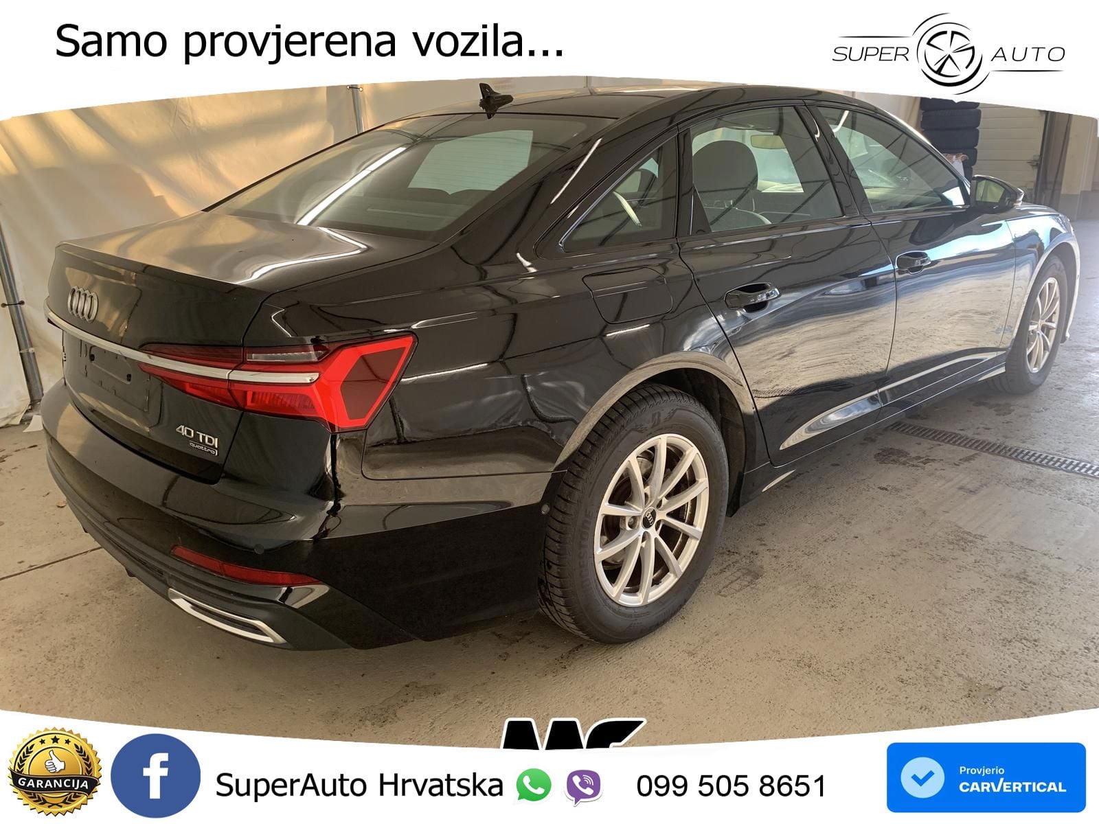 Audi A6 40 TDI (204 KS) quattro ultra S tronic S line LED+GR SJED+ACC