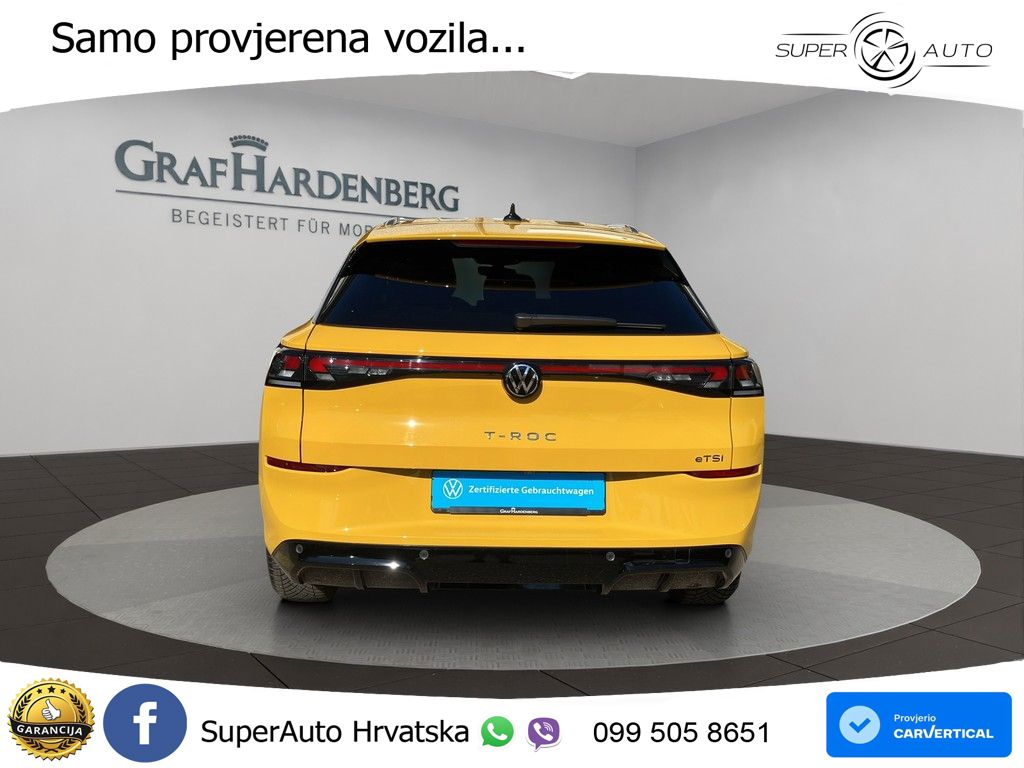 Volkswagen T-Roc 1.5 eTSI (150 KS)  DSG R-Line MATRIX+GR SJED+KAM