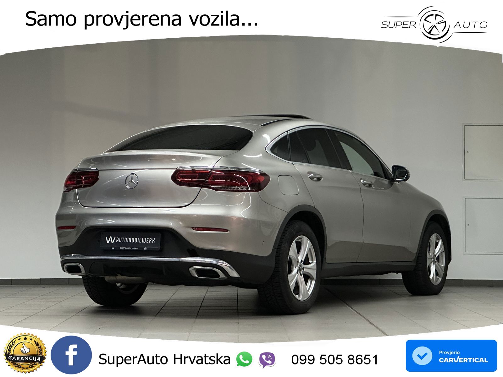 Mercedes GLC Coupe 400d (330 KS) 4MATIC 9G-TRONIC AMG ZRAČNI+ACC+GR SJED+KAM