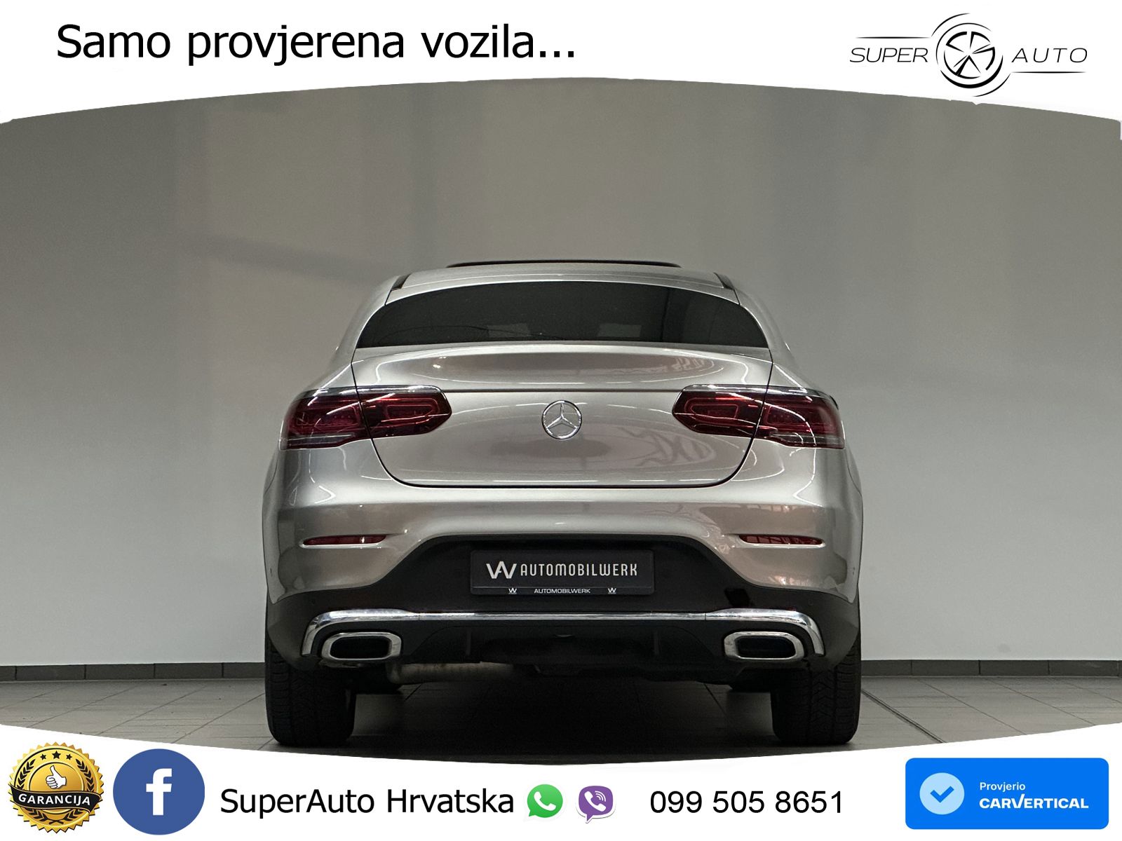 Mercedes GLC Coupe 400d (330 KS) 4MATIC 9G-TRONIC AMG ZRAČNI+ACC+GR SJED+KAM