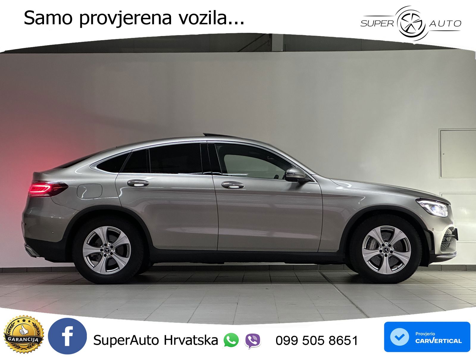 Mercedes GLC Coupe 400d (330 KS) 4MATIC 9G-TRONIC AMG ZRAČNI+ACC+GR SJED+KAM