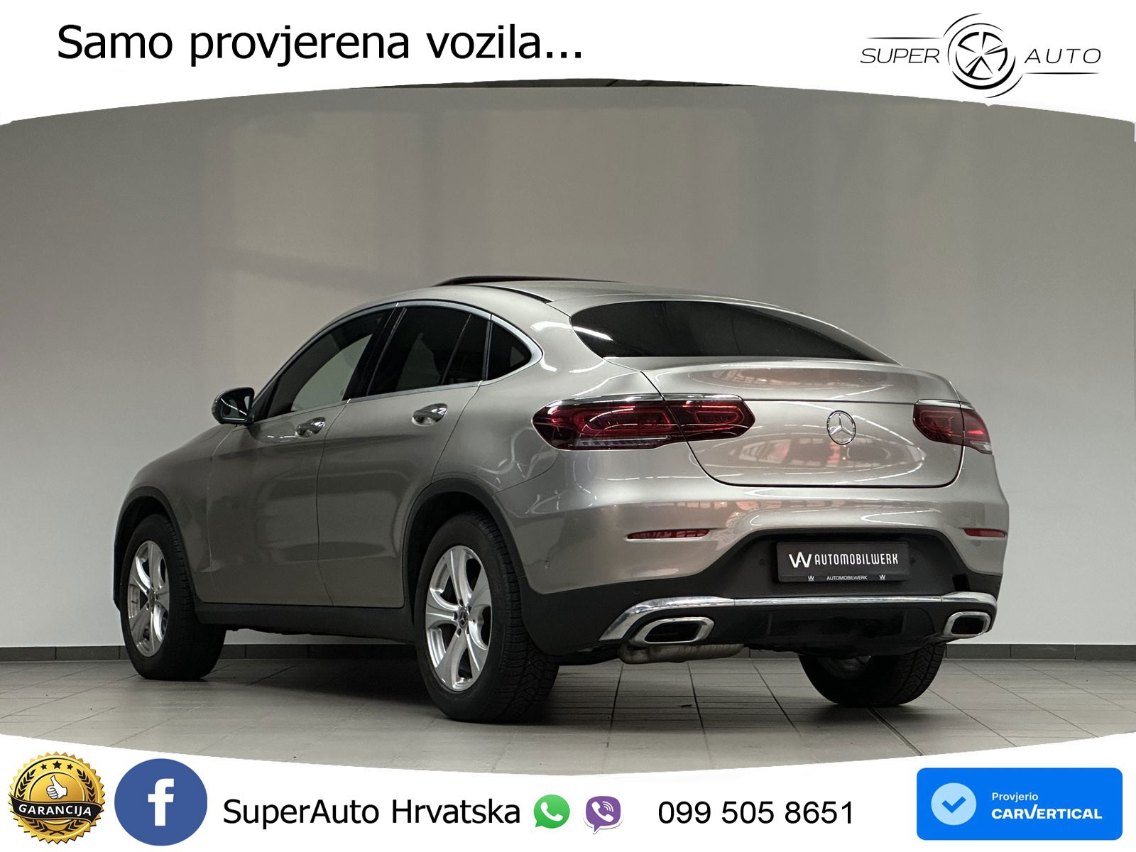 Mercedes GLC Coupe 400d (330 KS) 4MATIC 9G-TRONIC AMG ZRAČNI+ACC+GR SJED+KAM