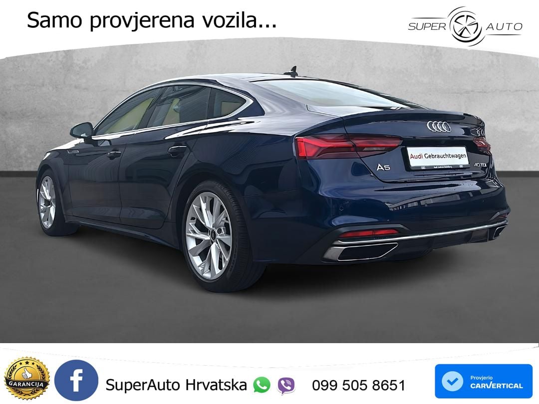 Audi A5 Sportback 40 TDI (204 KS) S tronic advanced