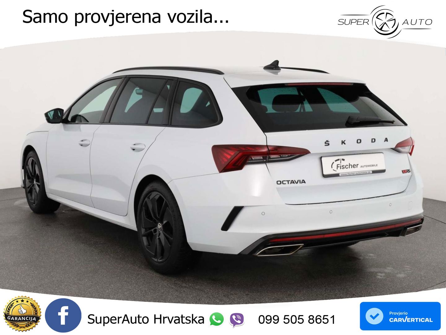 Škoda Octavia Combi RS 2.0 TDI (200 KS) DSG LED+GR SJED+ACC