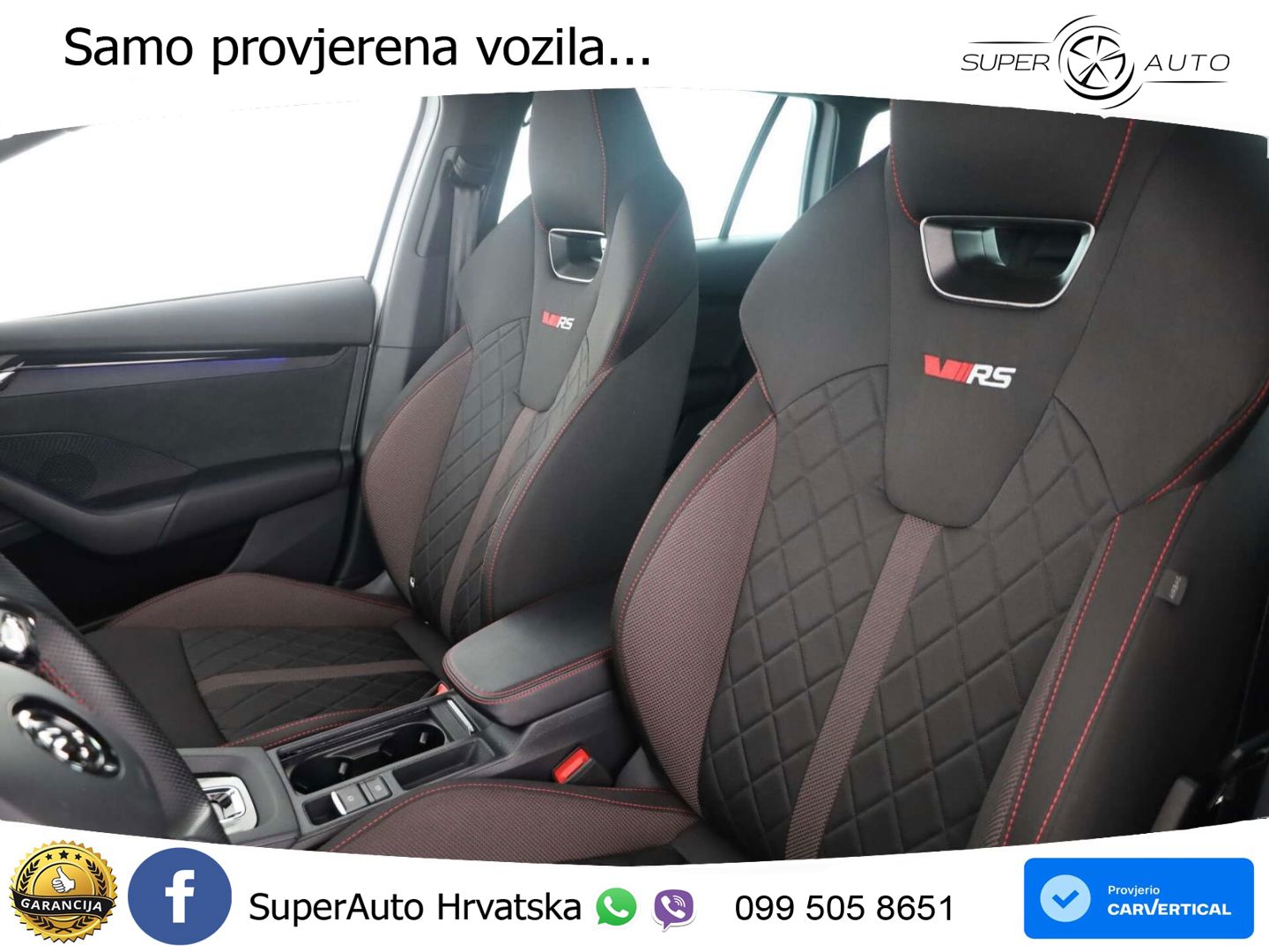 Škoda Octavia Combi RS 2.0 TDI (200 KS) DSG LED+GR SJED+ACC